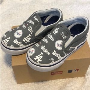 Toddler LA dodgers vans